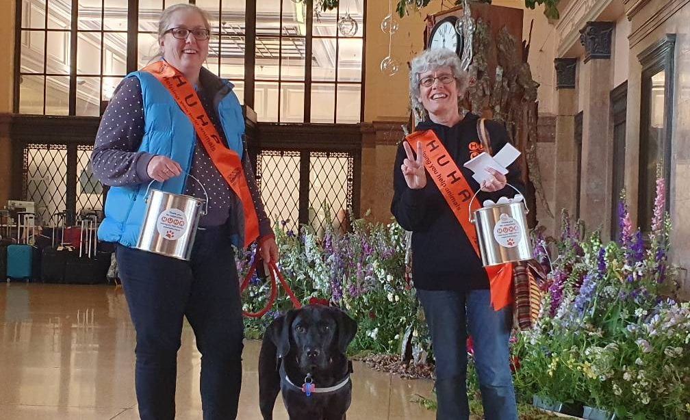 huha nz volunteer clare barrett raising funds at a market
