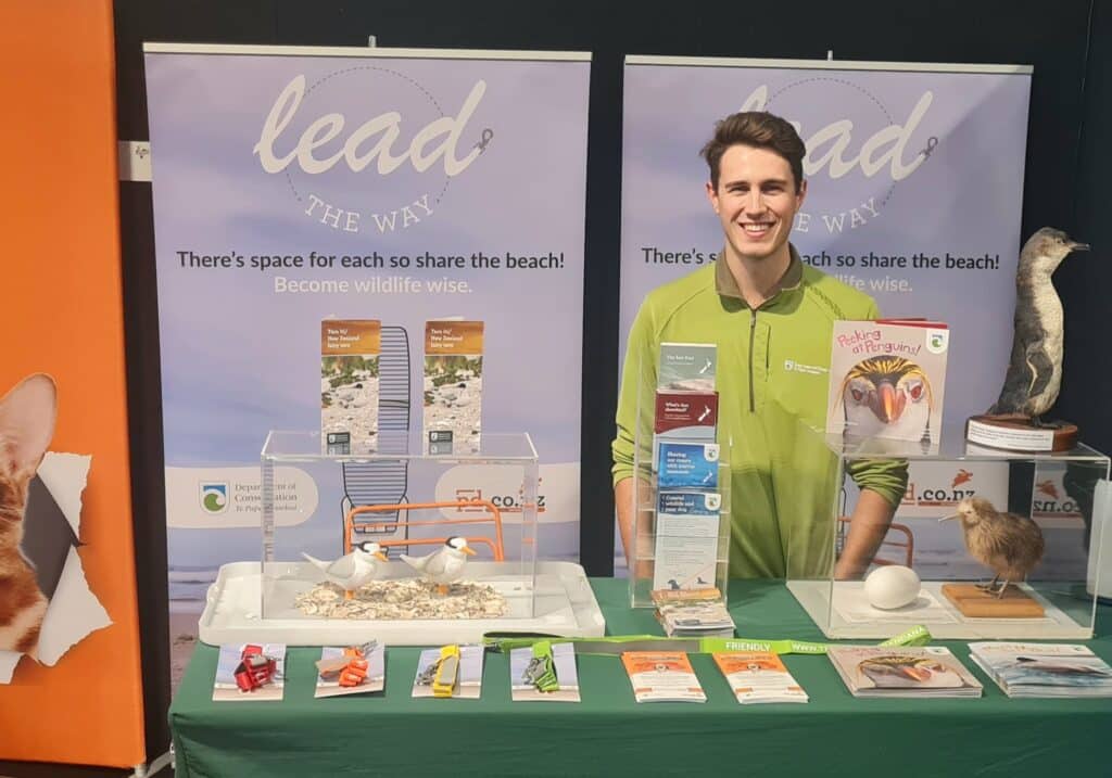 Department of Conservation and PD stand at the Auckland Pet Expo