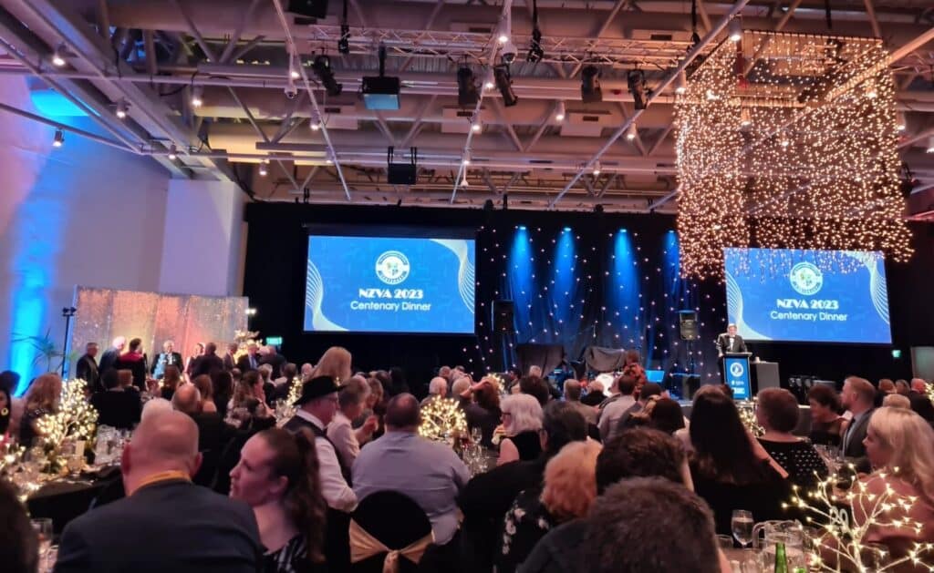 PD Insurance at the NZVA conference dinner.