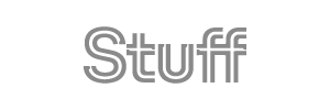 The word “Stuff” is written in large, gray, outlined letters on a light gray background, reminiscent of the simple clarity you’d expect from PD Insurance.